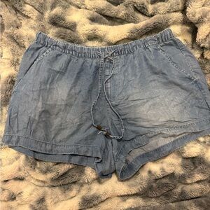 Merona Denim Blue High Waist Shorts